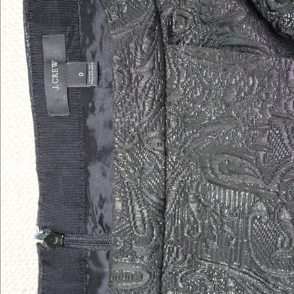 J crew black metallic skirt - Picture 6 of 7